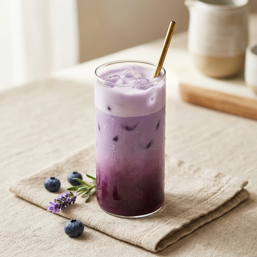 Ube Iced Latte